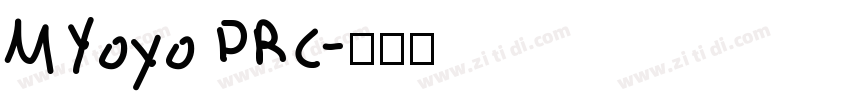 MYoyo PRC字体转换